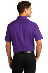 Port Authority Men's Short Sleeve SuperPro React Twill Shirt. W809 1 of 2