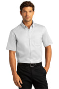 Port Authority Men's Short Sleeve SuperPro React Twill Shirt. W809 1 of 2
