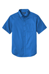 Port Authority Men's Short Sleeve SuperPro React Twill Shirt. W809 1 of 2