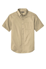 Port Authority Men's Short Sleeve SuperPro React Twill Shirt. W809 1 of 2