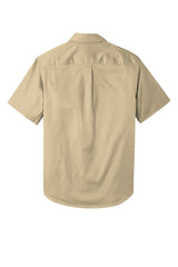 Port Authority Men's Short Sleeve SuperPro React Twill Shirt. W809 1 of 2