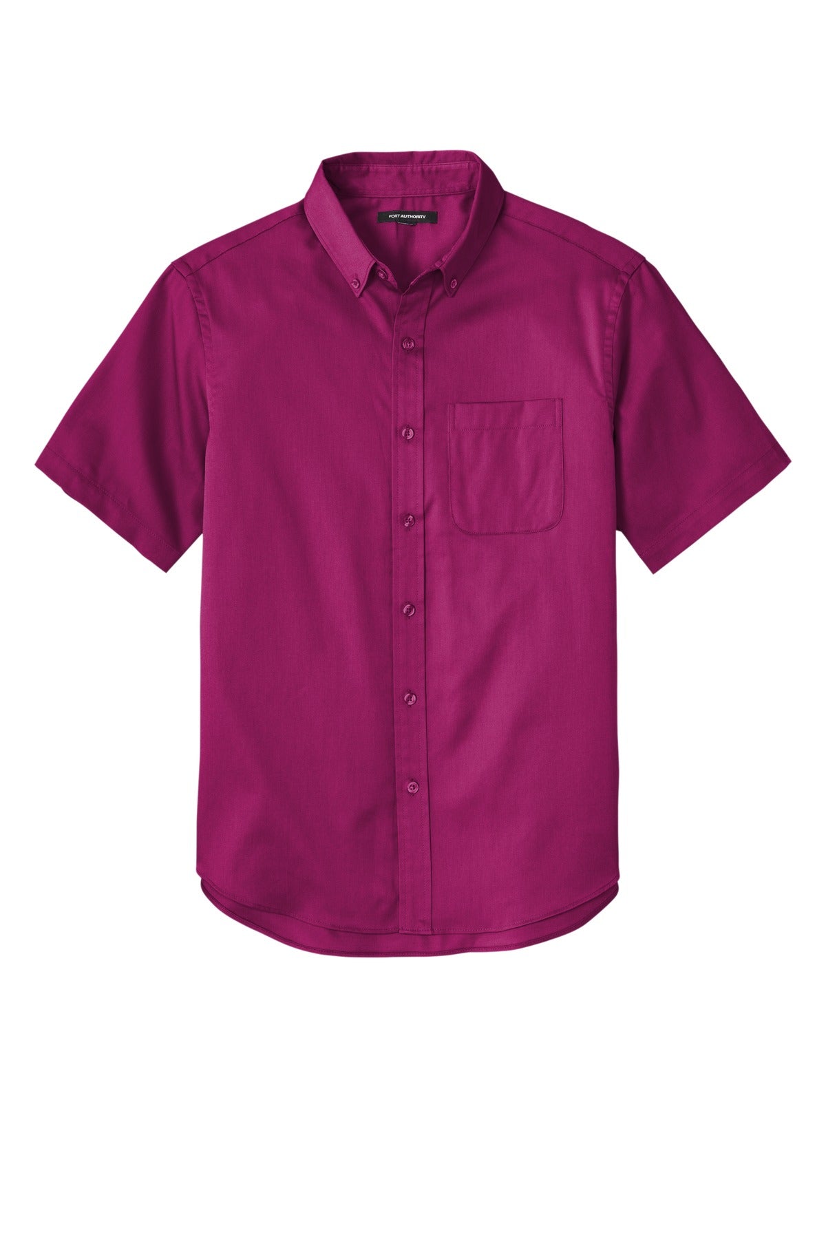 Port Authority Men's Short Sleeve SuperPro React Twill Shirt. W809 1 of 2