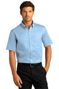 Port Authority Men's Short Sleeve SuperPro React Twill Shirt. W809 1 of 2