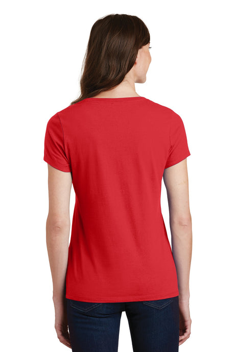 Port & Company Ladies Fan Favorite V-Neck Tee. LPC450V 1of2 Port & Company