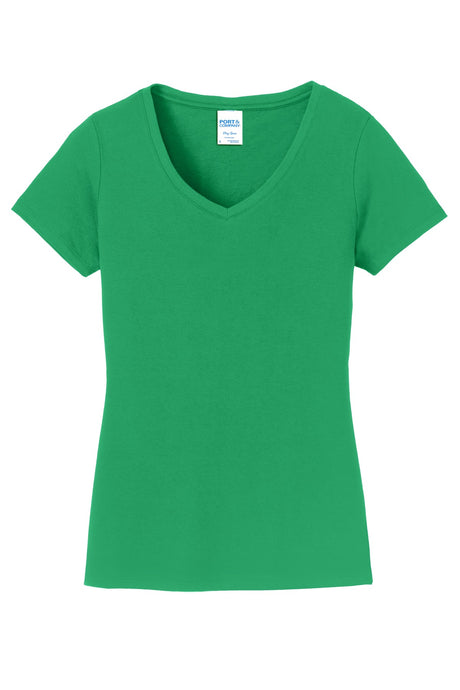 Port & Company Ladies Fan Favorite V-Neck Tee. LPC450V 1of2 Port & Company