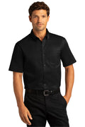 Port Authority Men's Short Sleeve SuperPro React Twill Shirt W809
