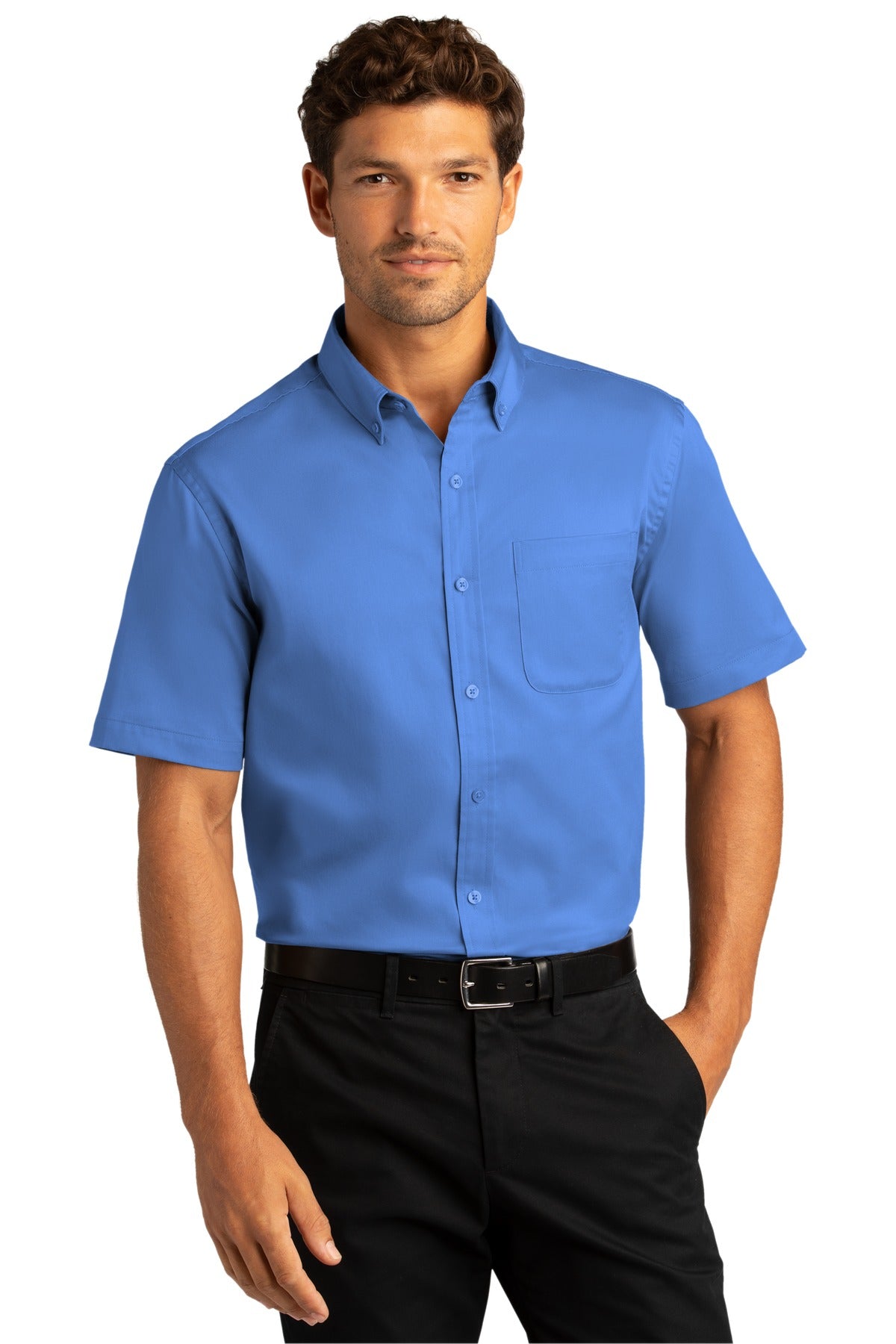 Port Authority Men's Short Sleeve SuperPro React Twill Shirt W809