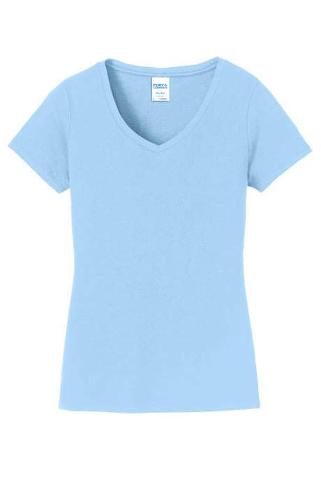 Port & Company Ladies Fan Favorite V-Neck Tee. LPC450V 1of2 Port & Company