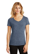 District Women's Perfect Tri V-Neck Tee. DM1350L 1of2 District