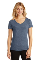 District Women's Perfect Tri V-Neck Tee. DM1350L 1of2 District