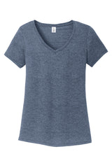 District Women's Perfect Tri V-Neck Tee. DM1350L 1of2 District