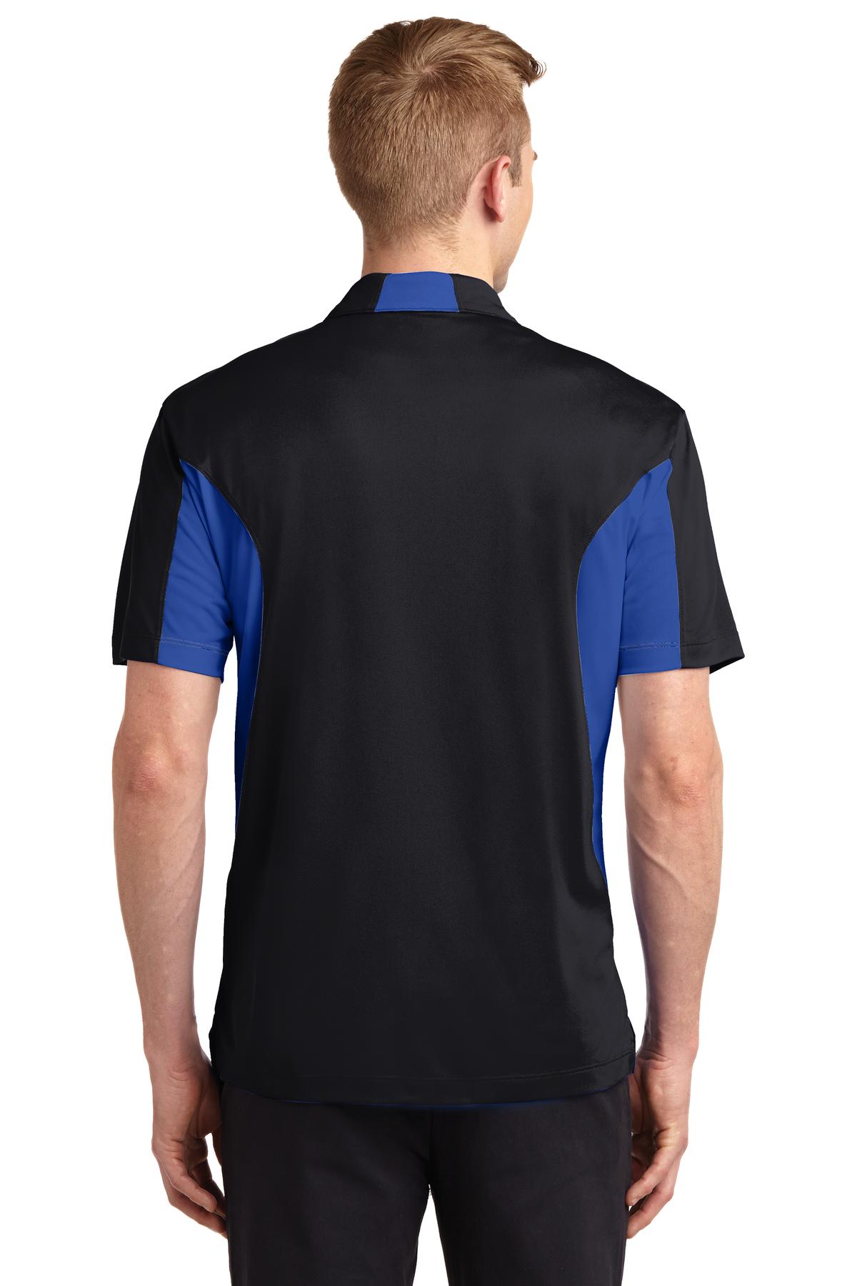 Sport-Tek Men's Side Blocked Micropique Sport-Wick Polo. ST655 2 of 2