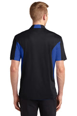 Sport-Tek Men's Side Blocked Micropique Sport-Wick Polo. ST655 2 of 2