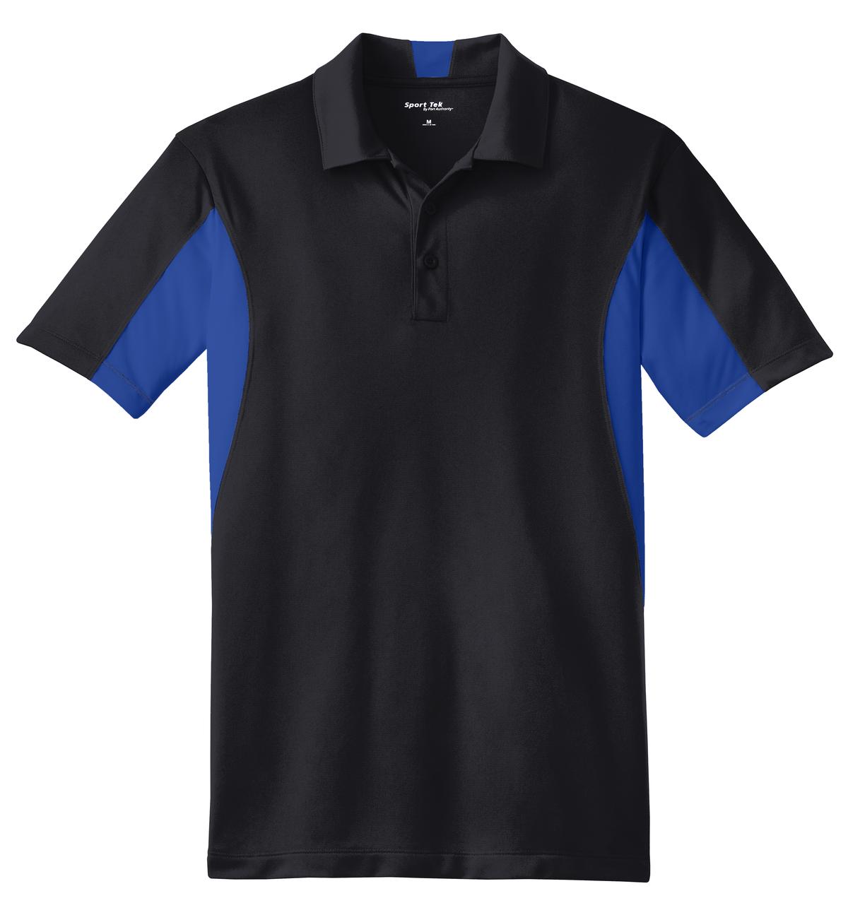 Sport-Tek Men's Side Blocked Micropique Sport-Wick Polo. ST655 2 of 2