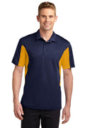 Sport-Tek Men's Side Blocked Micropique Sport-Wick Polo. ST655 2 of 2