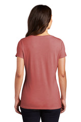 District Women's Perfect Tri V-Neck Tee. DM1350L District