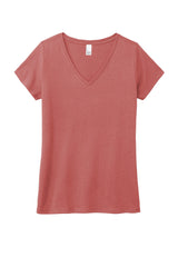 District Women's Perfect Tri V-Neck Tee. DM1350L District