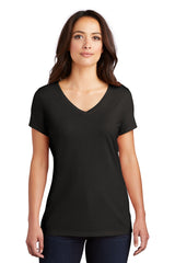 District Women's Perfect Tri V-Neck Tee. DM1350L District