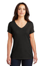 District Women's Perfect Tri V-Neck Tee. DM1350L District
