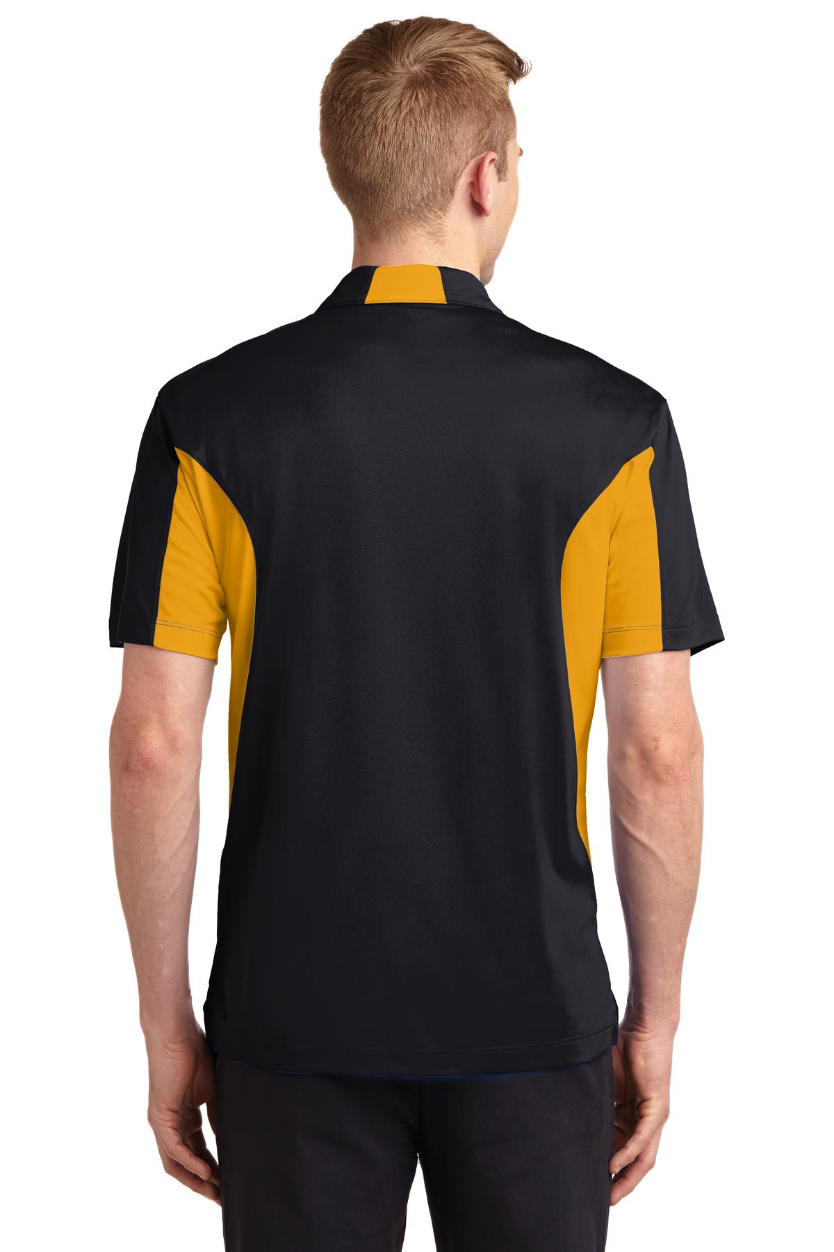 Sport-Tek Men's Side Blocked Micropique Sport-Wick Polo. ST655 2 of 2