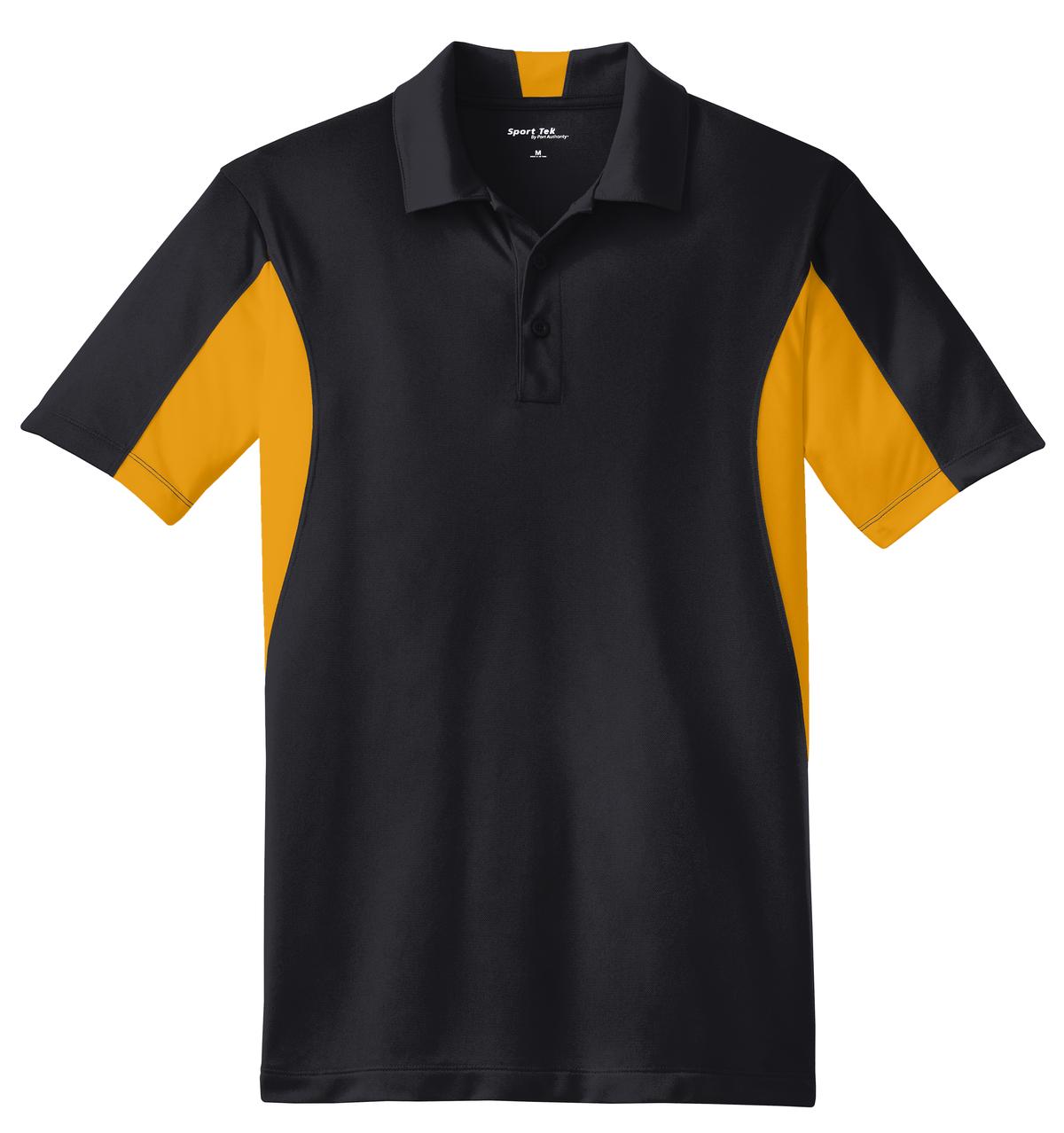 Sport-Tek Men's Side Blocked Micropique Sport-Wick Polo. ST655 2 of 2