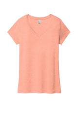 District Women's Perfect Tri V-Neck Tee. DM1350L District