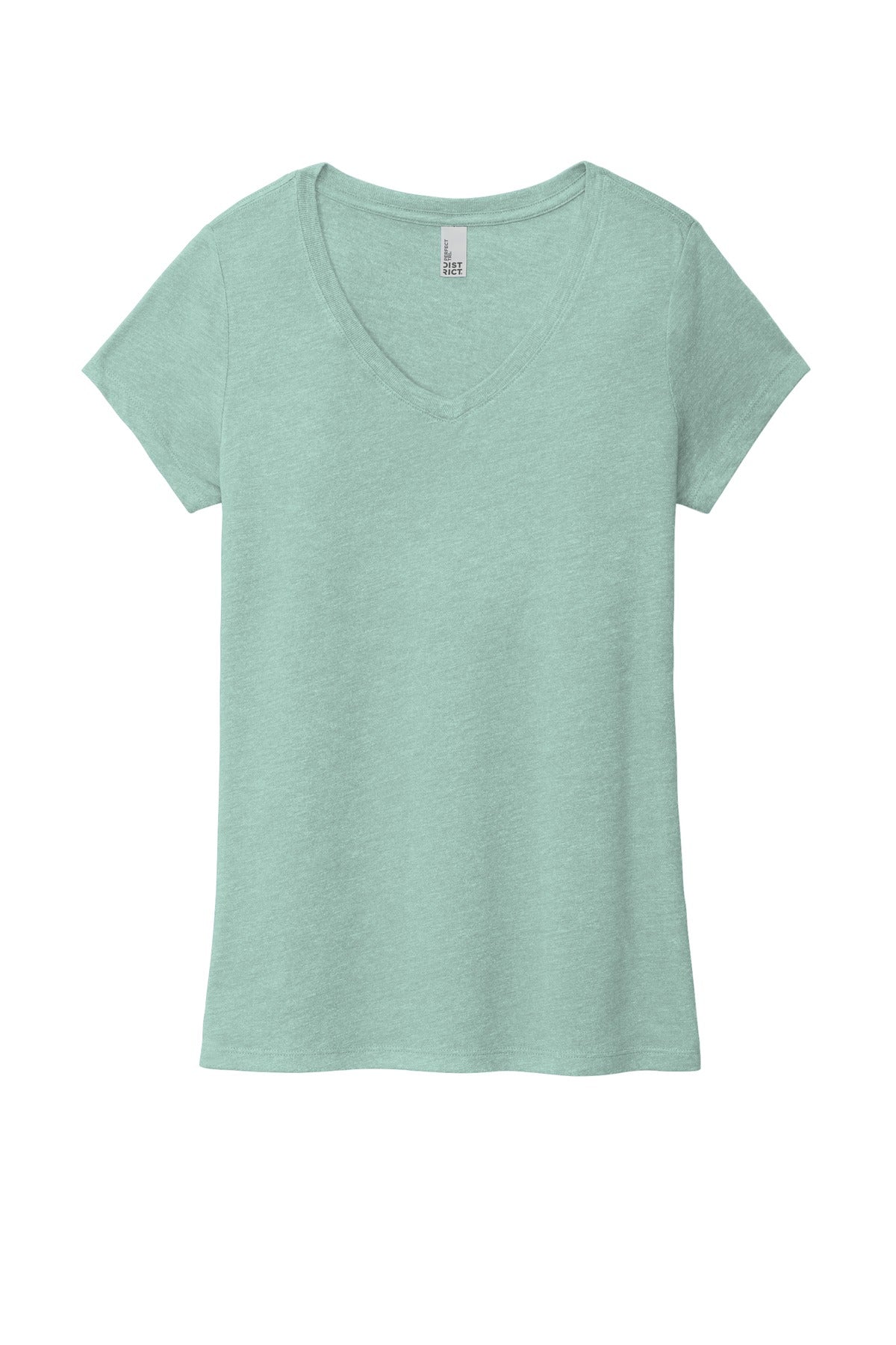 District Women's Perfect Tri V-Neck Tee. DM1350L District