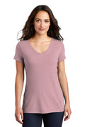 District Women's Perfect Tri V-Neck Tee. DM1350L District