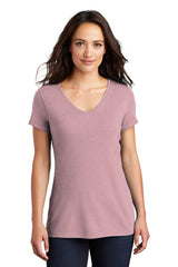 District Women's Perfect Tri V-Neck Tee. DM1350L District