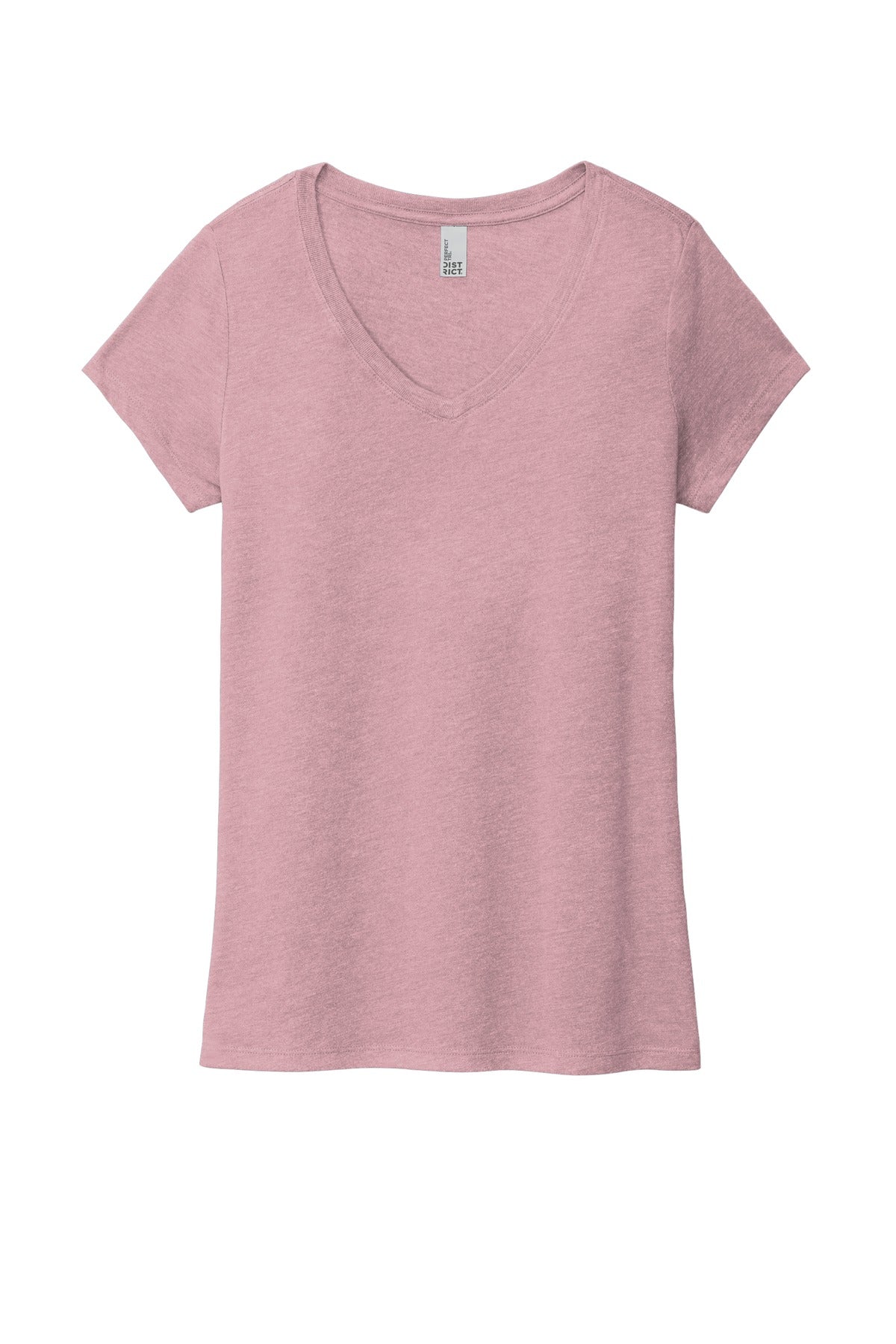 District Women's Perfect Tri V-Neck Tee. DM1350L District