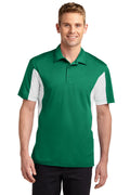 Sport-Tek Men's Side Blocked Micropique Sport-Wick Polo. ST655 2 of 2