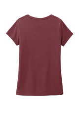 District Women's Perfect Tri V-Neck Tee. DM1350L District