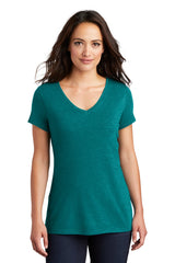 District Women's Perfect Tri V-Neck Tee. DM1350L District