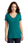 District Women's Perfect Tri V-Neck Tee. DM1350L District
