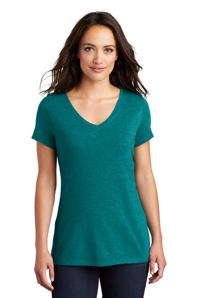 District Women's Perfect Tri V-Neck Tee. DM1350L