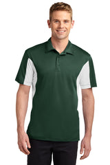 Sport-Tek Men's Side Blocked Micropique Sport-Wick Polo. ST655 2 of 2