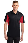 Sport-Tek Men's Side Blocked Micropique Sport-Wick Polo. ST655 2 of 2