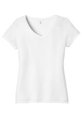 District Women's Perfect Tri V-Neck Tee. DM1350L 1of2 District