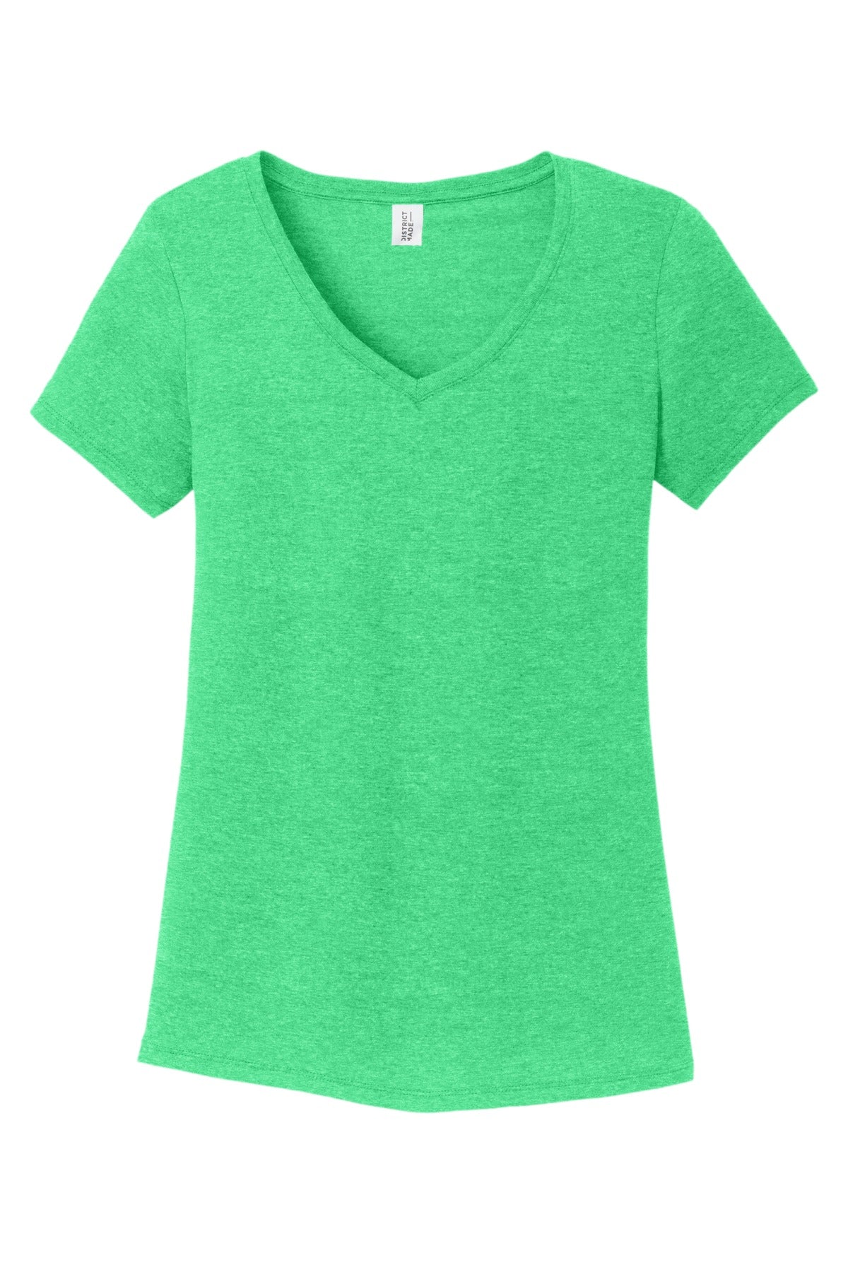 District Women's Perfect Tri V-Neck Tee. DM1350L 1of2 District