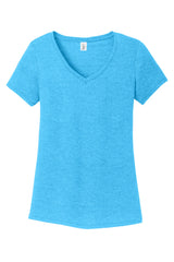 District Women's Perfect Tri V-Neck Tee. DM1350L District