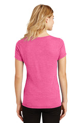 District Women's Perfect Tri V-Neck Tee. DM1350L 1of2 District