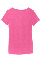 District Women's Perfect Tri V-Neck Tee. DM1350L 1of2 District