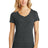 District Women's Perfect Tri V-Neck Tee. DM1350L 1of2 District