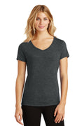 District Women's Perfect Tri V-Neck Tee. DM1350L 1of2 District