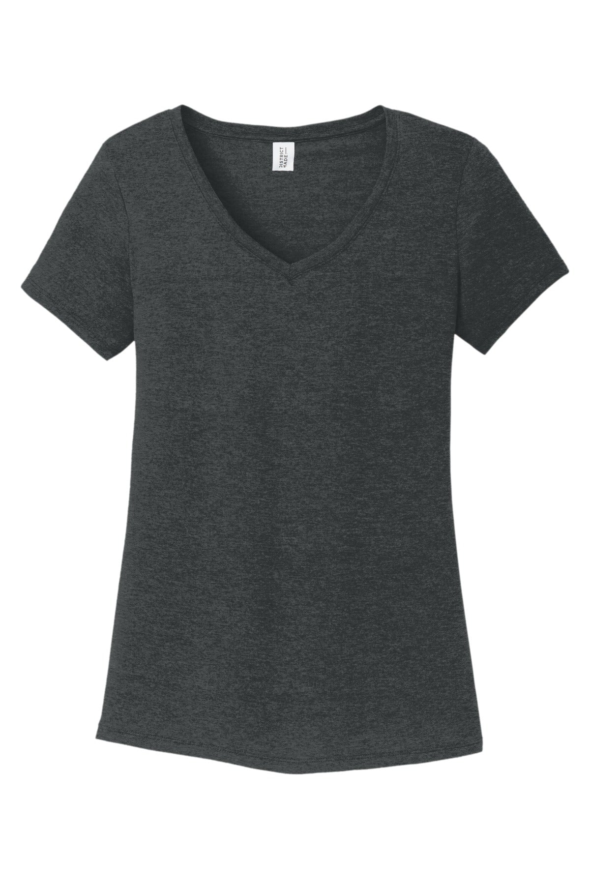 District Women's Perfect Tri V-Neck Tee. DM1350L 1of2 District