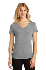 District Women's Perfect Tri V-Neck Tee. DM1350L 1of2 District