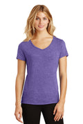 District Women's Perfect Tri V-Neck Tee. DM1350L 1of2 District