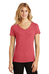 District Women's Perfect Tri V-Neck Tee. DM1350L District