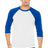 BELLA+CANVAS Men's 3/4-Sleeve Baseball Tee. BC3200 Mens Apparel Shirts & Tops