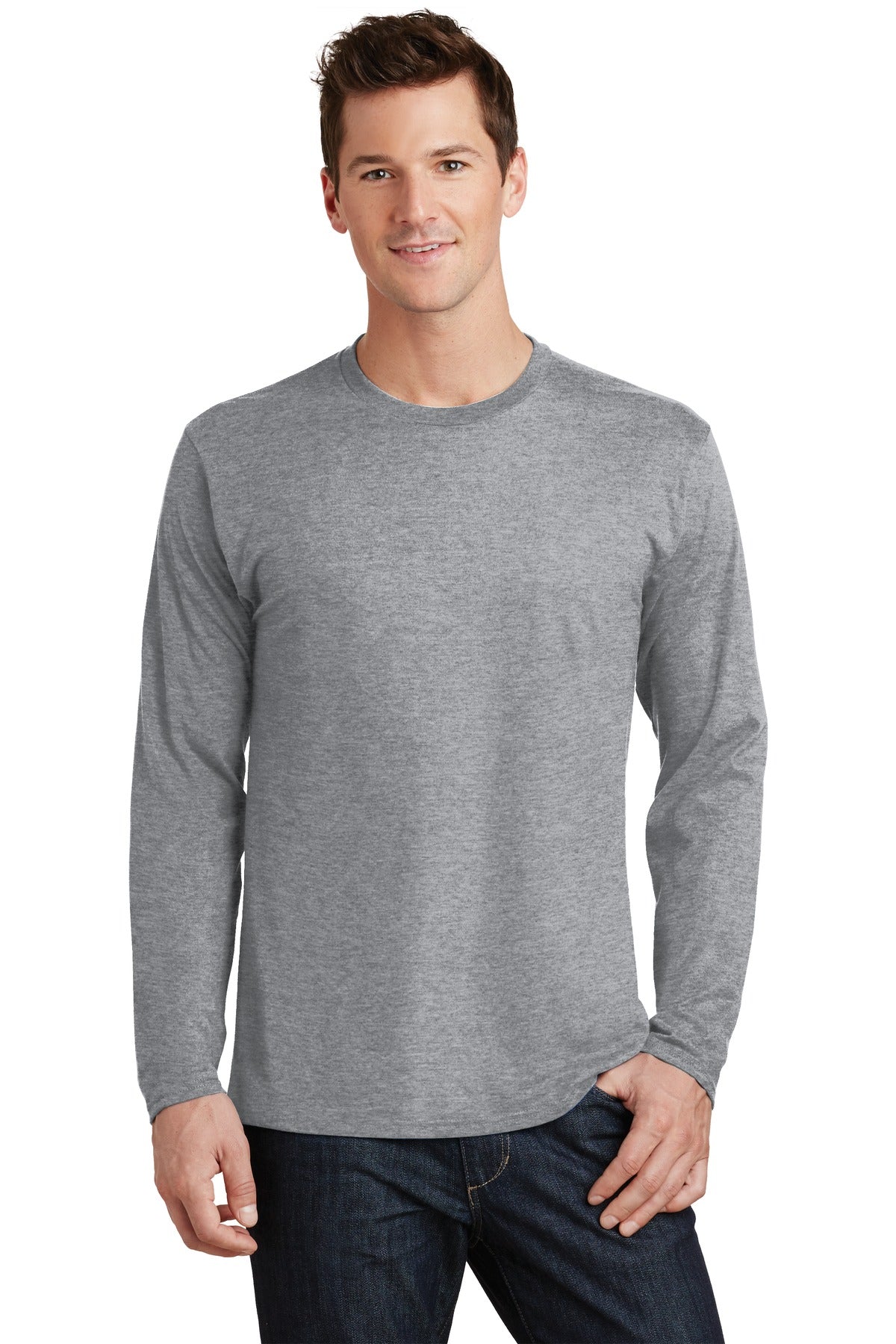 Port & Company Men's Long Sleeve Fan Favorite Tee. PC450LS 1of2 Port & Company